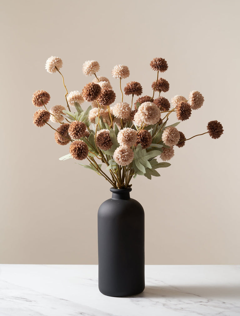 Faux Kiku Blume - Boho (10 Stiele / 50 Köpfe)
