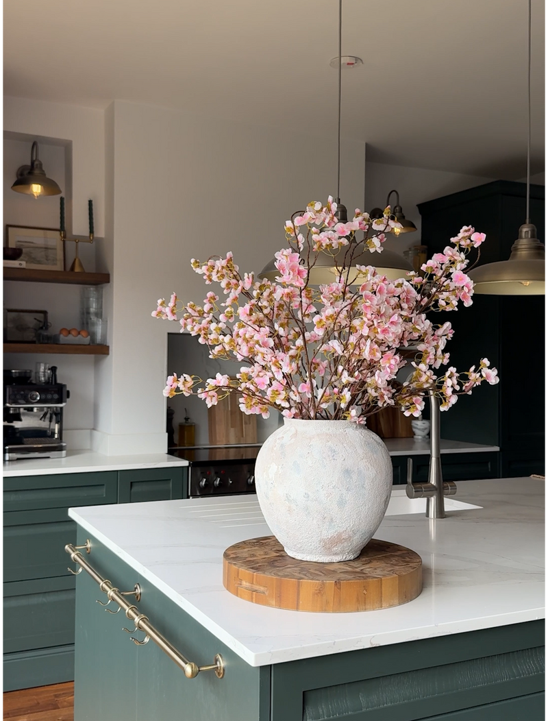 Faux Blossom - Zartrosa (6 Stiele)