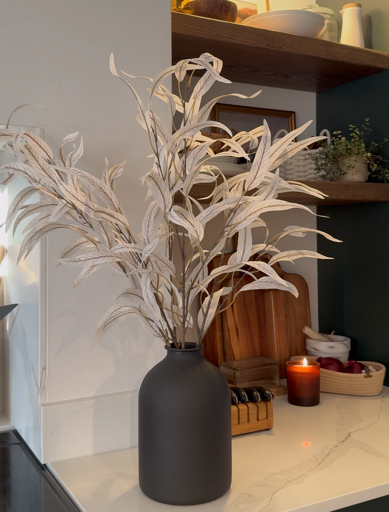 Faux Willow Eukalyptus - Weiß (5 Stämme)