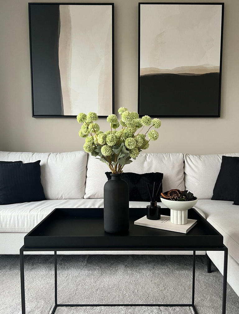 Faux Kiku Blume - Grün (10 Stiele / 50 Köpfe)