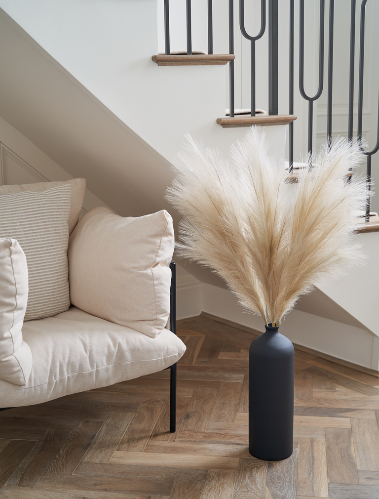 Hochgewachsenes Faux Pampasgras - Creme (3 Stiele)