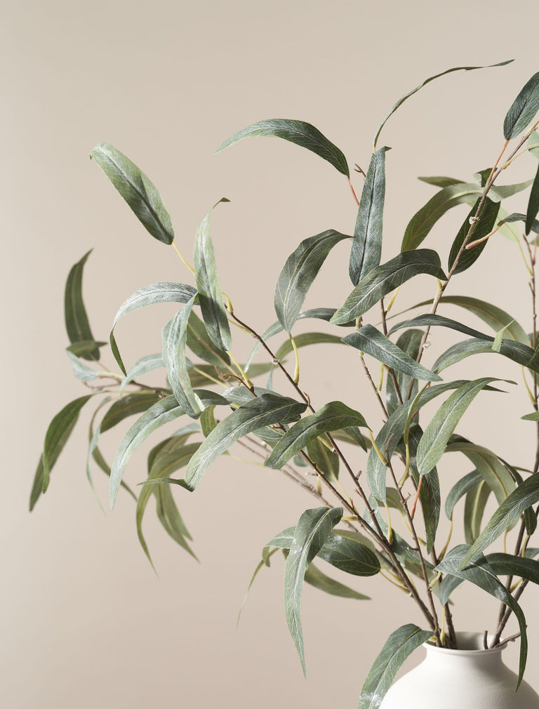 Faux Willow Eukalyptus - Grün (5 Stämme)