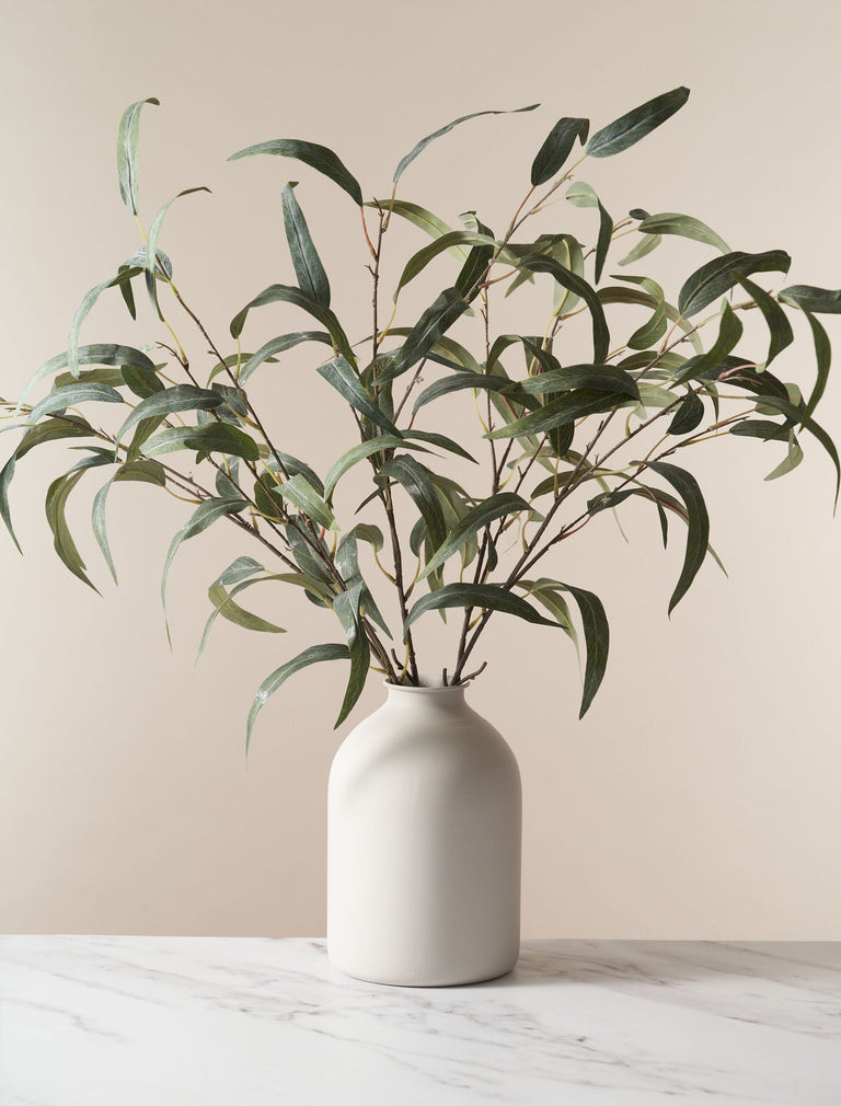 Faux Willow Eukalyptus - Grün (5 Stämme)