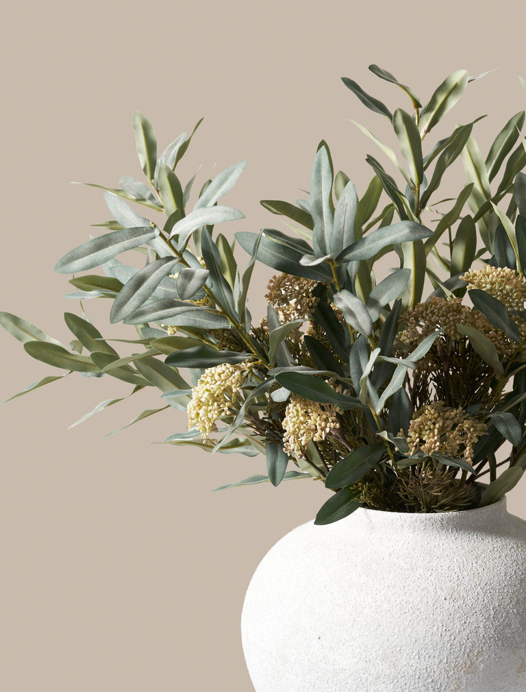 Faux-Arrangement - Olive & Salbei-Beere