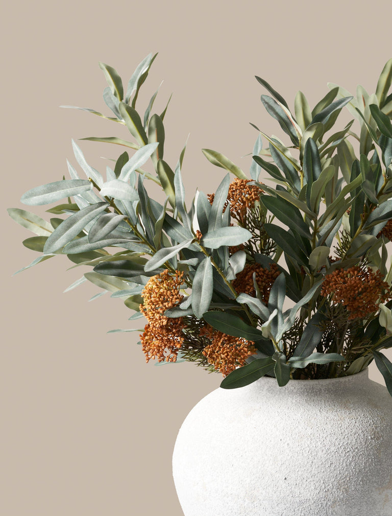 Faux-Arrangement - Olive & Umber Berry