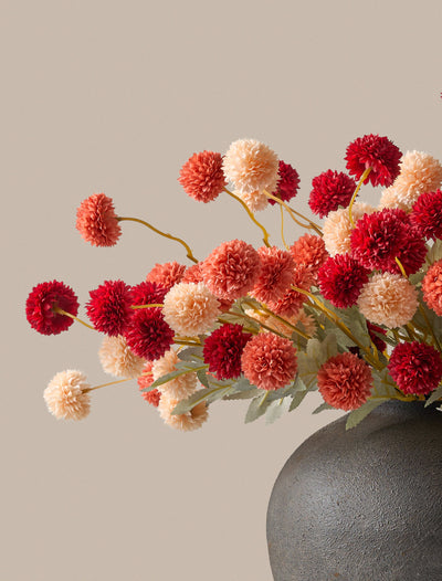 Faux Kiku Arrangement - Assorted (20 Stiele / 100 Köpfe)