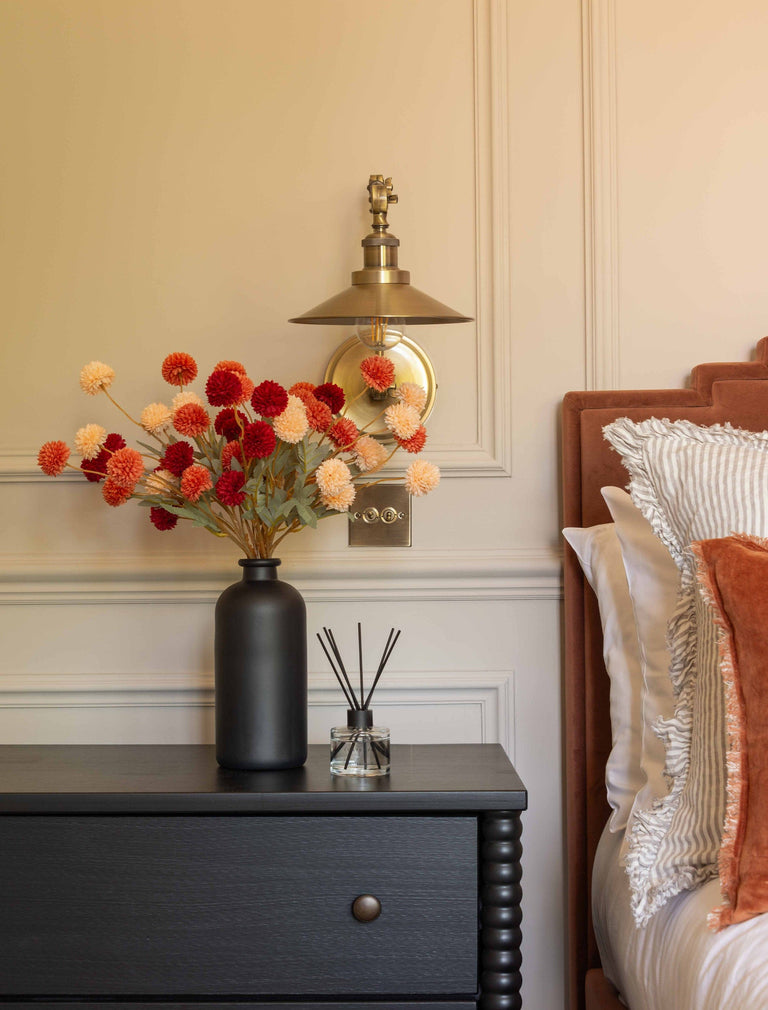 Faux Kiku Blume - Assorted Bouquet (10 Stiele / 50 Köpfe)