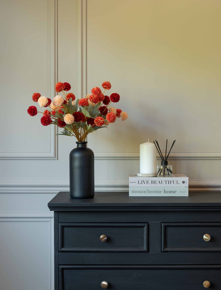 Faux Kiku Blume - Assorted Bouquet (10 Stiele / 50 Köpfe)