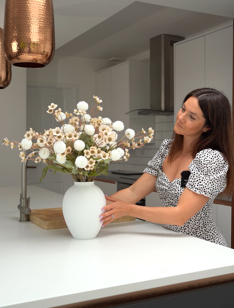 Faux-Arrangement - Wachs-Elfenbein