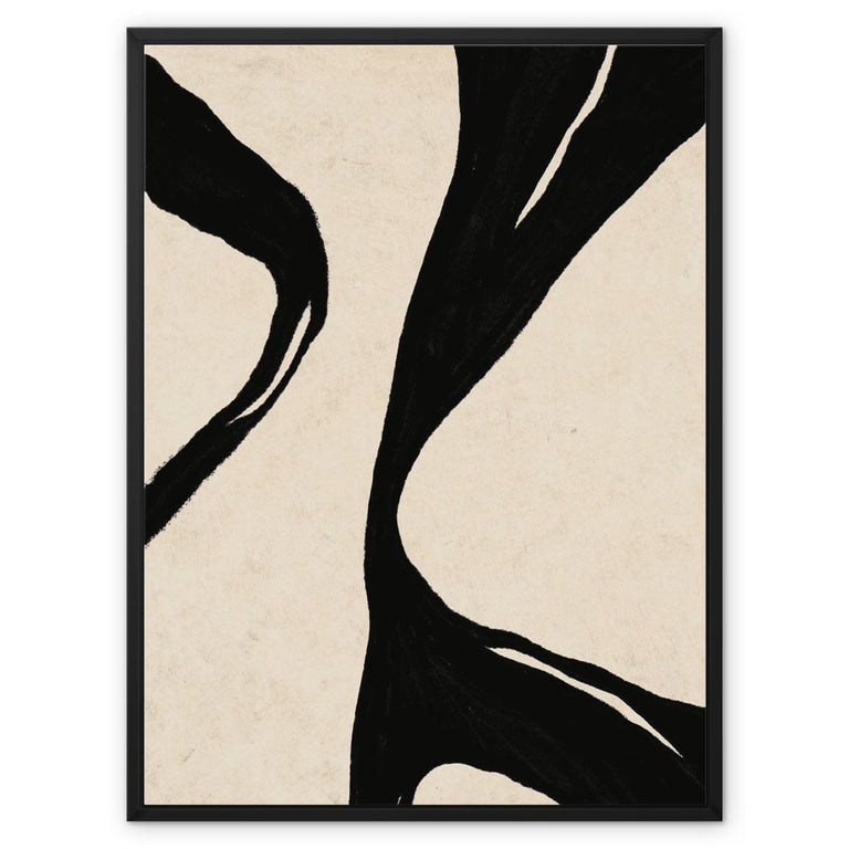 Gerahmte Leinwand - Line Art Inspired No3
