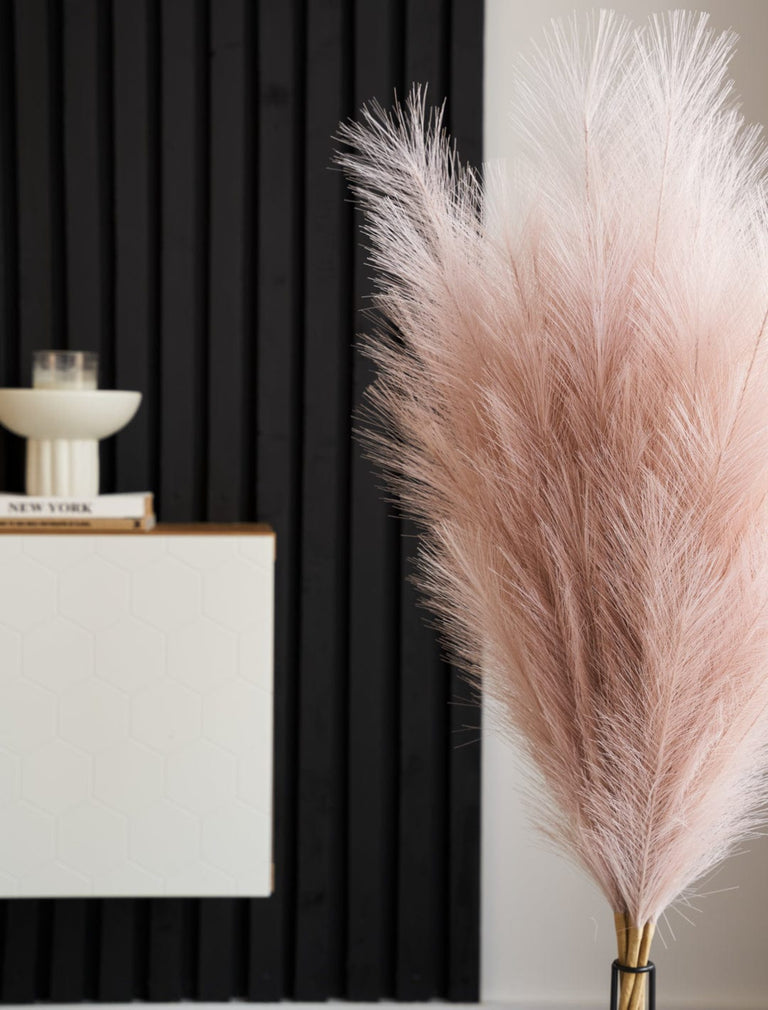Großes Faux Pampasgras - Dusk Pink - contempee