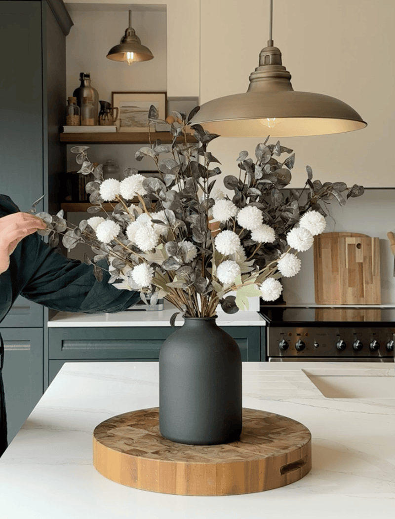 Faux Arrangement - Wit & Groen