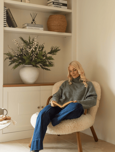 Faux Arrangement - Wintervaren & Witte bes