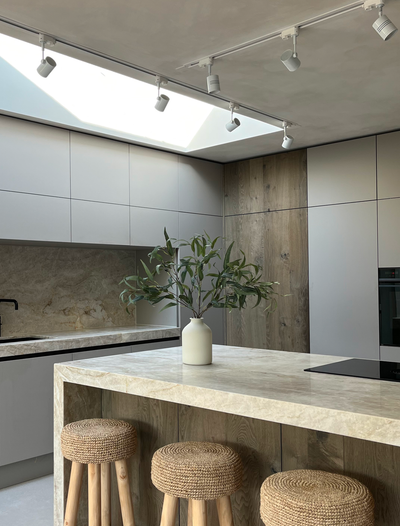 Faux wilg Eucalyptus - Groen (5 Stengels)