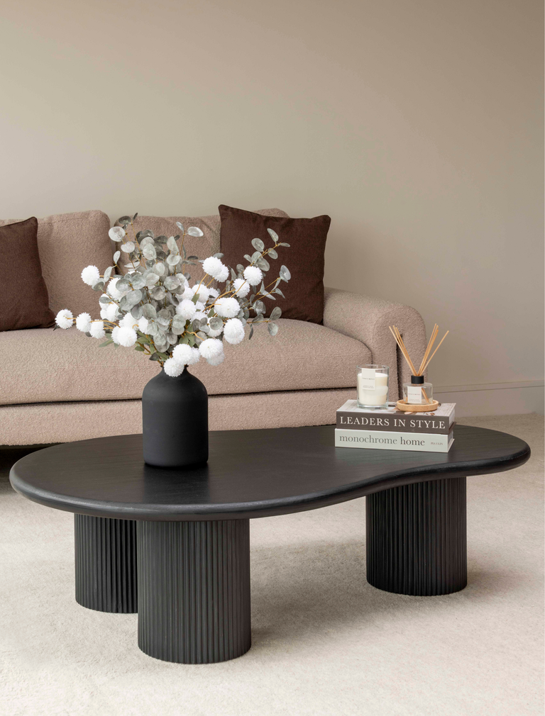 Luna salontafel - Zwart hout