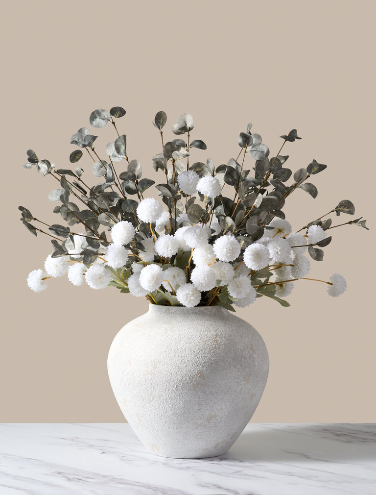 Faux Arrangement - Wit & Groen