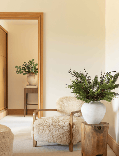 Faux Arrangement - Wintervaren & Blauwe bes