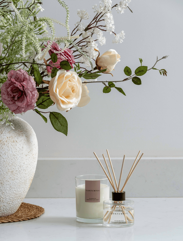 Geurkaars & Diffuser Bundel - Eikenmos