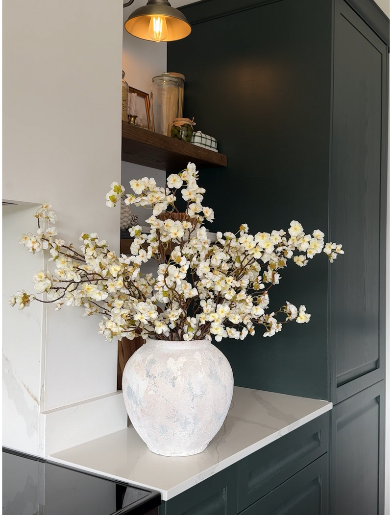 Kunstbloesem - Wit (6 stelen)