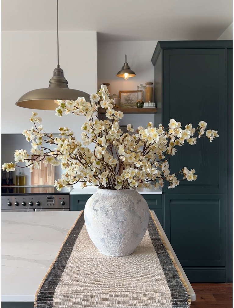 Kunstbloesem - Wit (6 stelen)