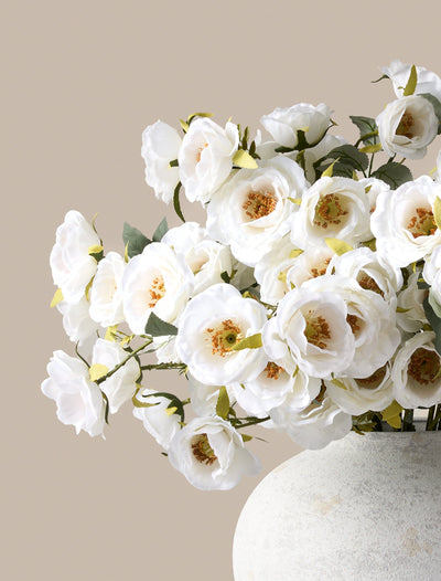 Kunstroos arrangement - Wit (12 stelen / 72 rozen)