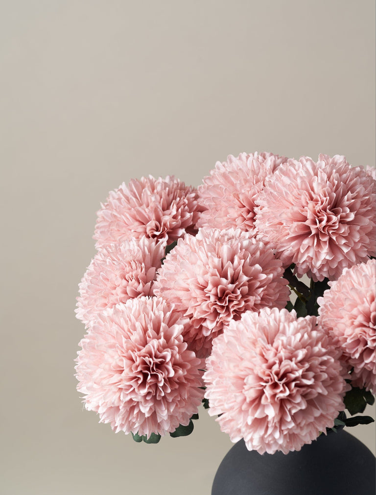 Grote imitatie kiku - Roze (10 stelen)