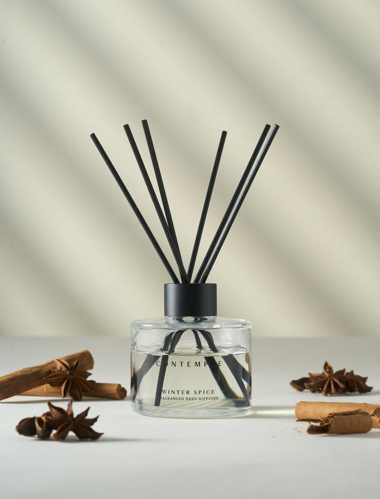 Geurkaars & Diffuser Bundel - Winter Spice