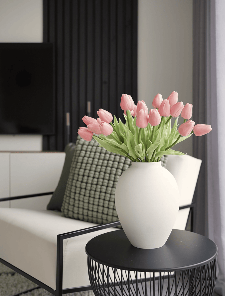 Faux tulp - Roze (25 Stengels)