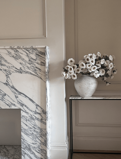 Kunstroos arrangement - Wit (12 stelen / 72 rozen)
