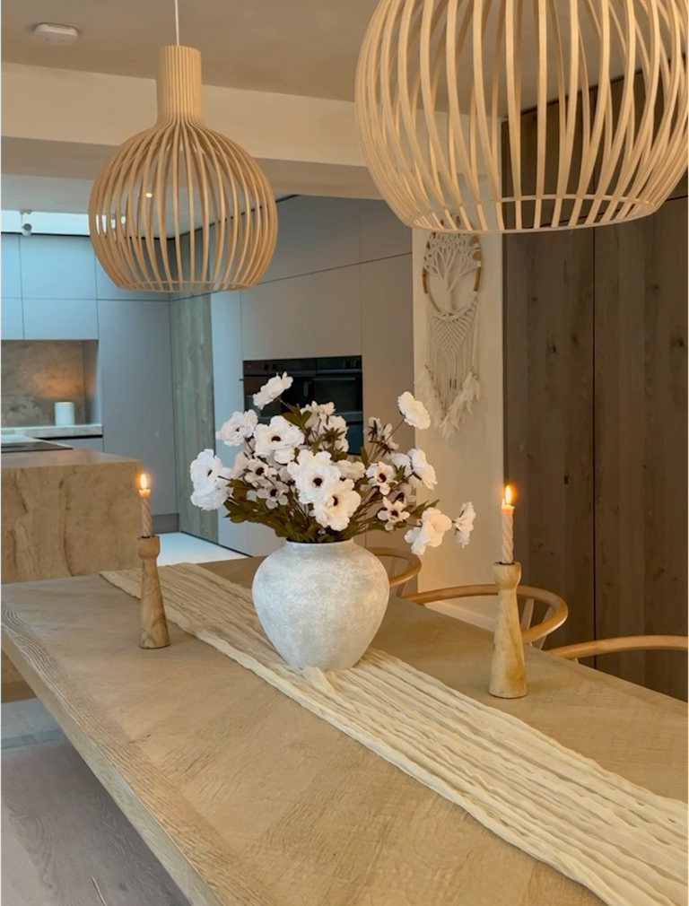 Faux Moutan pioen - Wit (8 stelen / 46 pioenen)