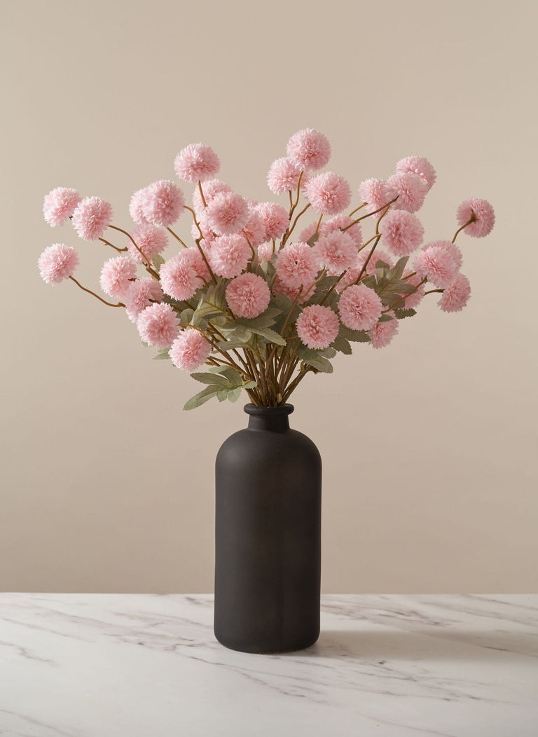Faux Kiku bloem - Roze (10 stelen / 50 knoppen)